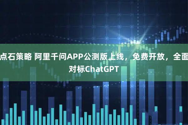 点石策略 阿里千问APP公测版上线，免费开放，全面对标ChatGPT