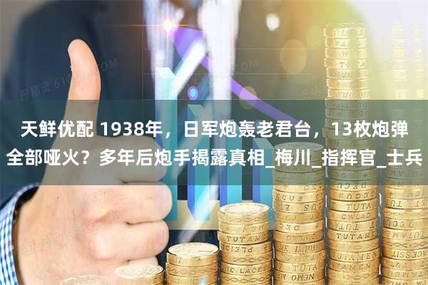 天鲜优配 1938年，日军炮轰老君台，13枚炮弹全部哑火？多年后炮手揭露真相_梅川_指挥官_士兵